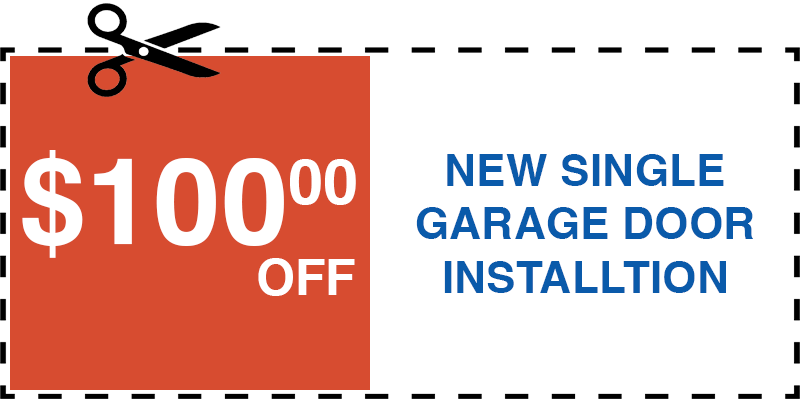 100 off garage door repair Nesconset