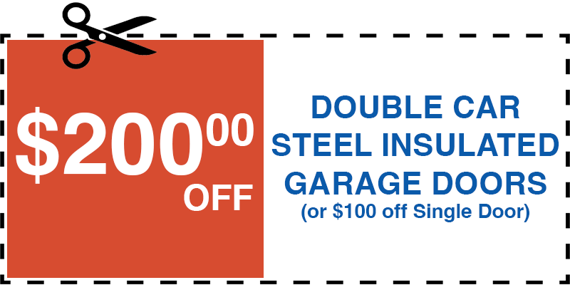 200 off garage door repair Nesconset