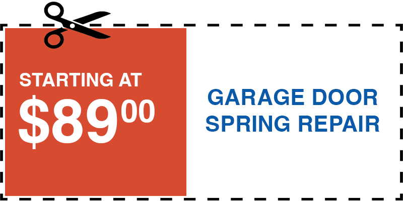 89 garage door SPRING repair Nesconset