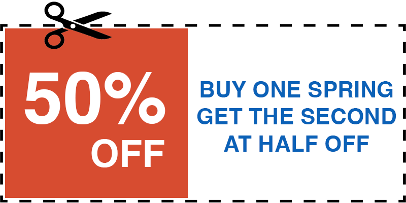 HALF OFF GARAGE SPRING Nesconset